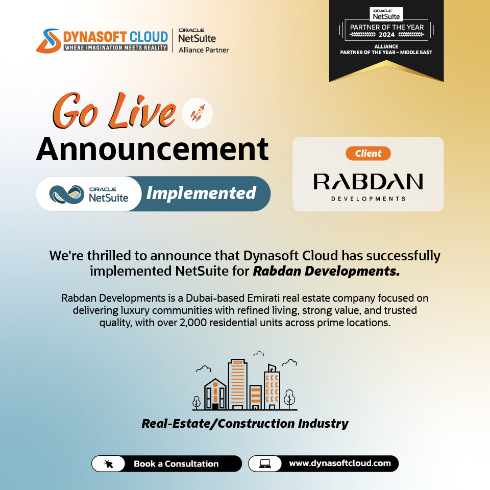 Rabdan Real Estate NetSuite ERP Software UAE